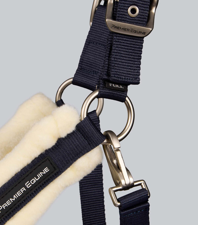 Techno wool head collar with rope