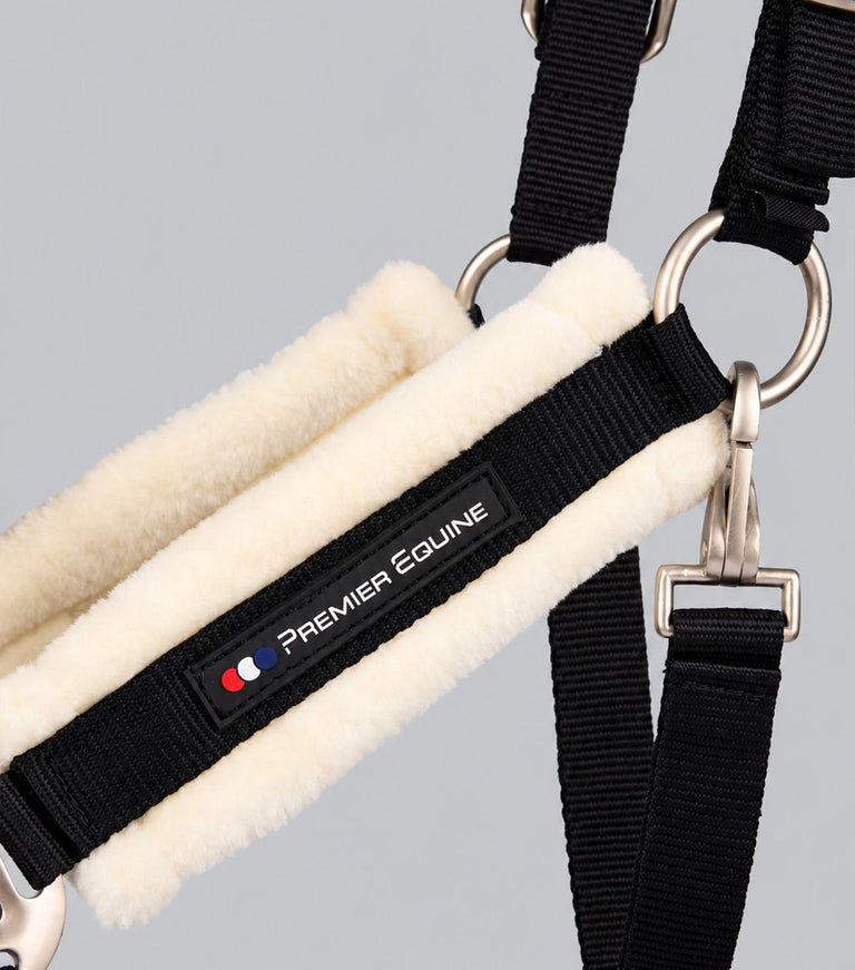 Techno wool head collar with rope