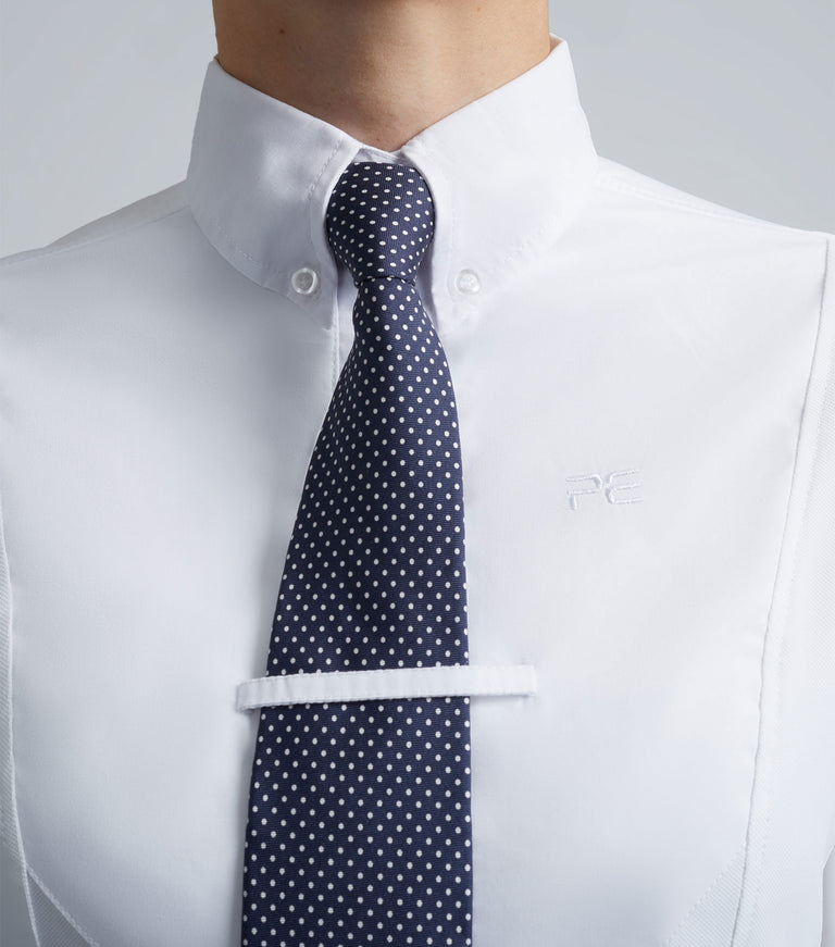 Tessa Ladies Long Sleeve Tie Shirt