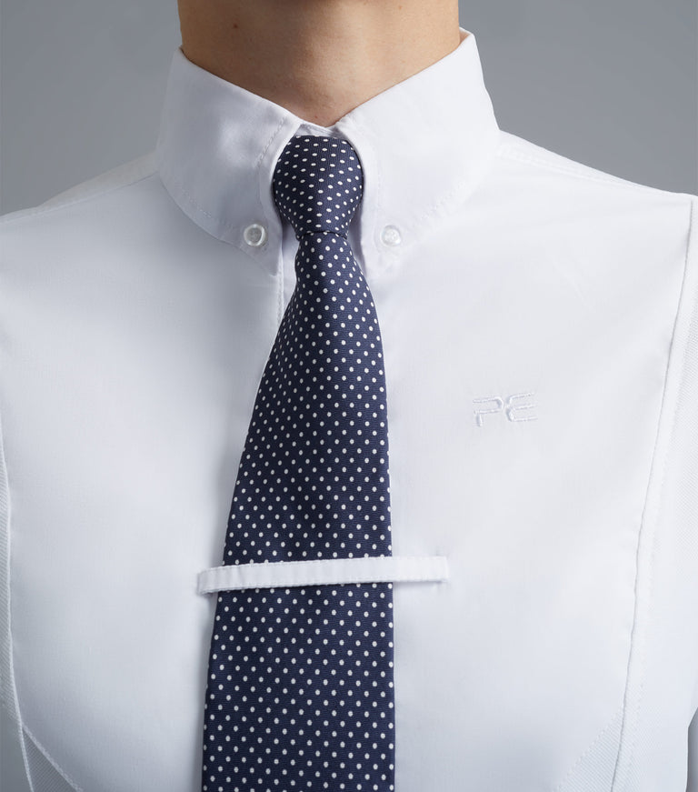 Tessa Ladies Long Sleeve Tie Shirt