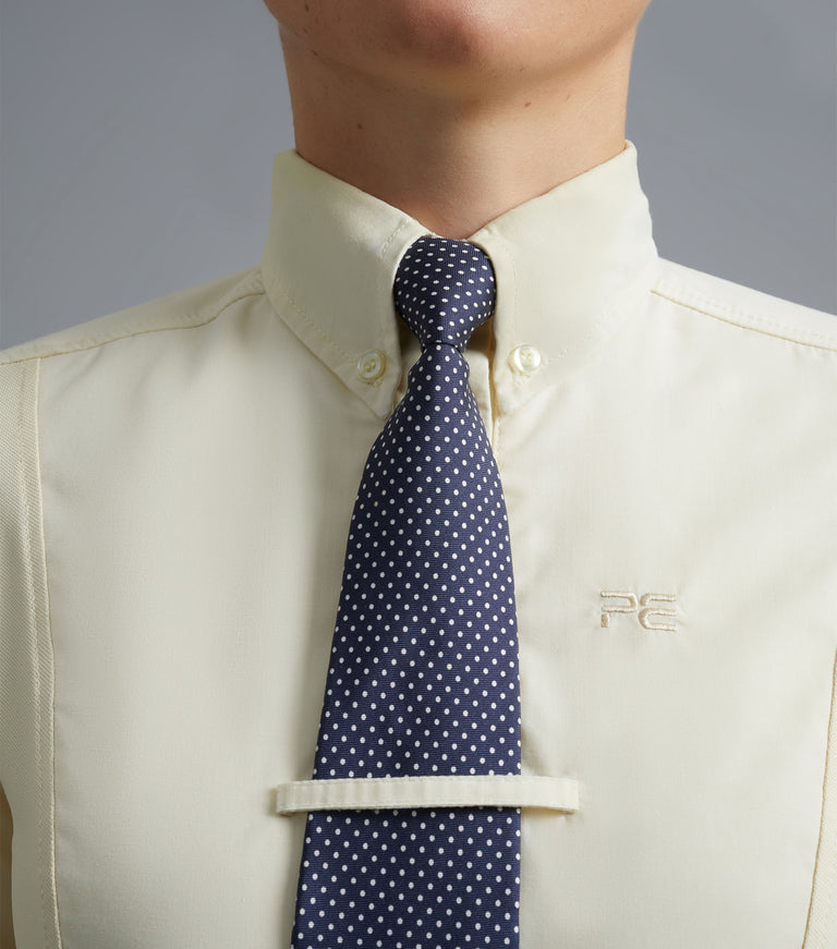 Tessa Ladies Long Sleeve Tie Shirt