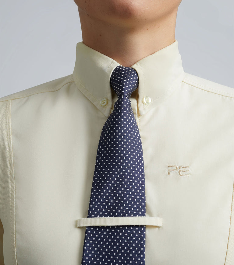 Tessa Ladies Long Sleeve Tie Shirt