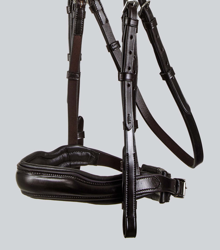Bride de harnais vintage Lee's Pat Bit Horse Snaffle 11145 Bride de harnais vintage Lee's Pat Bit Horse Snaffle 11145