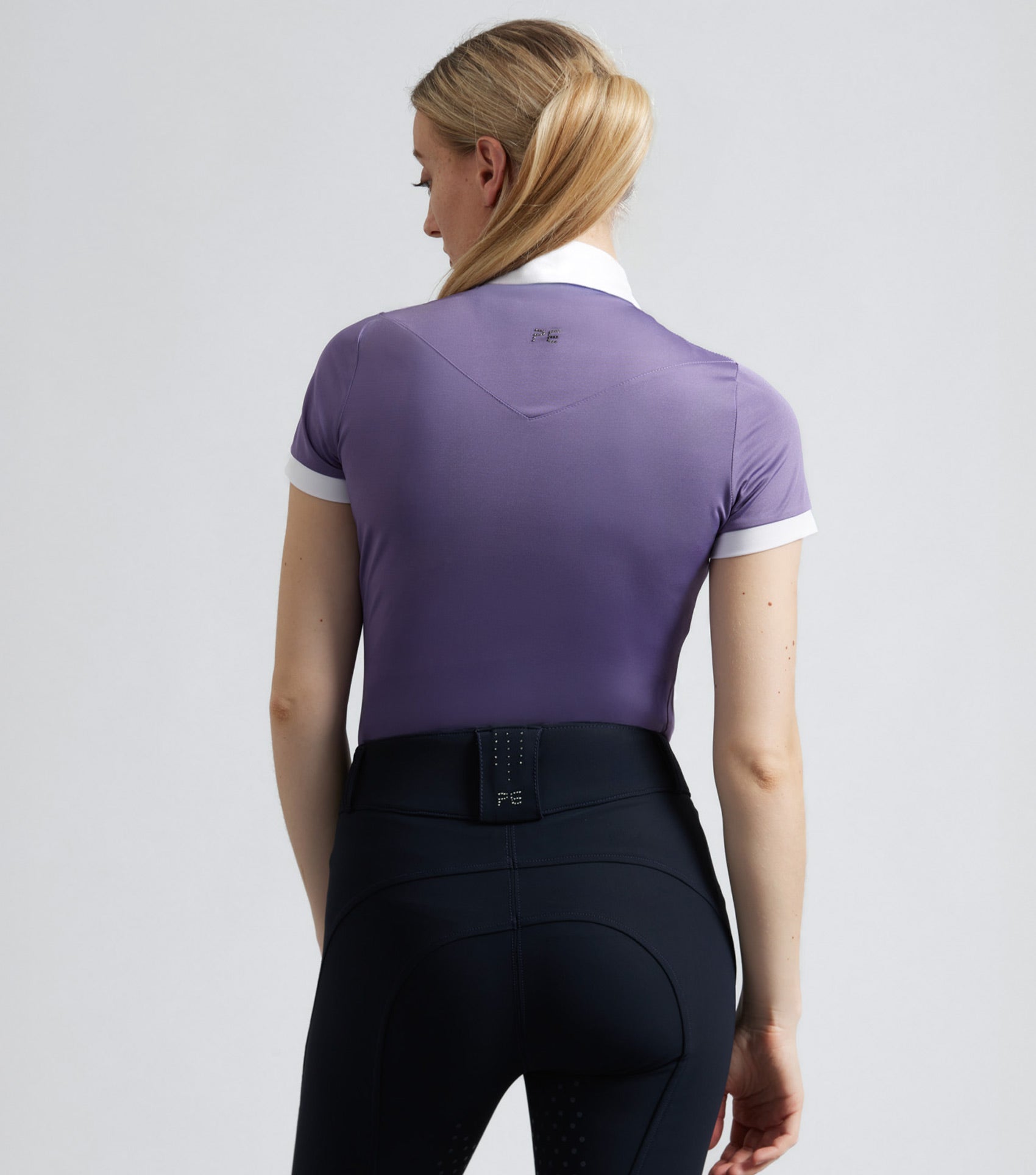 SALE - Alani Womens Short Sleeve Riding Top Amethyst