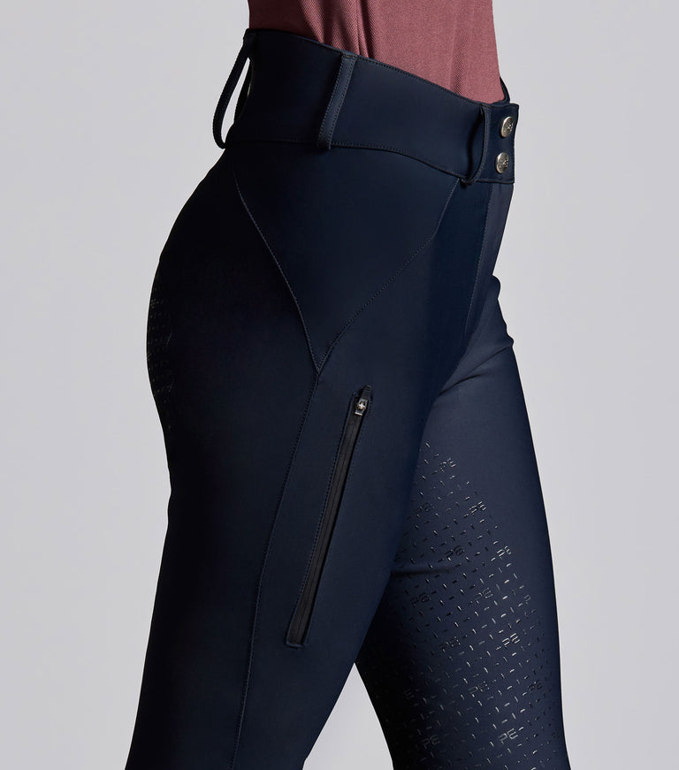 Amnis Waterproof Womens Full Seat Riding Breeches White