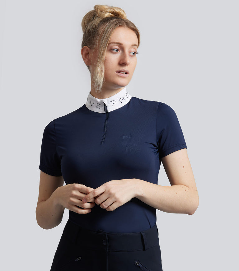 Andria Ladies Short Sleeve Riding Top