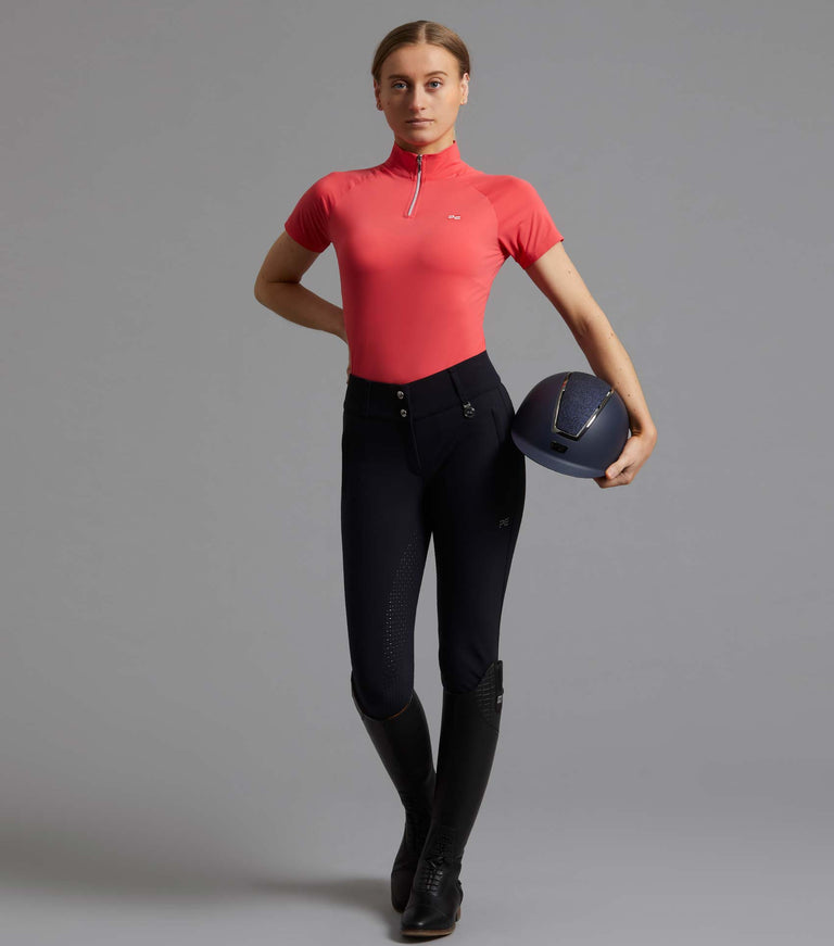 Aura Ladies Short Sleeve Riding Top