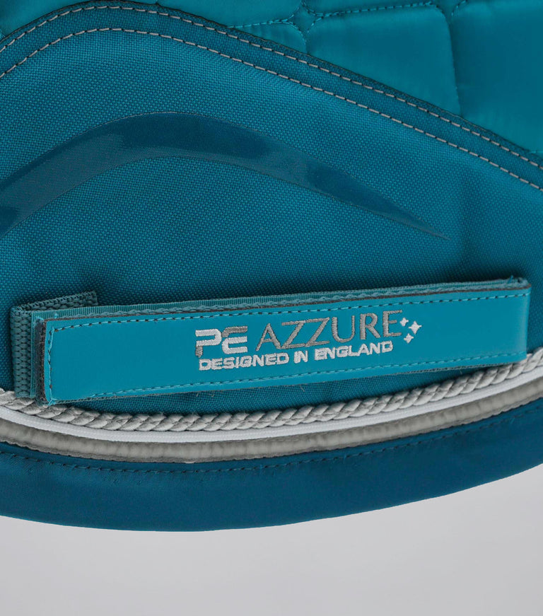 Premier Equine Azzure Anti-Slip Satin Dressage Square in Navy Premier Equine Azzure Anti-Slip Satin Dressage Square in Navy