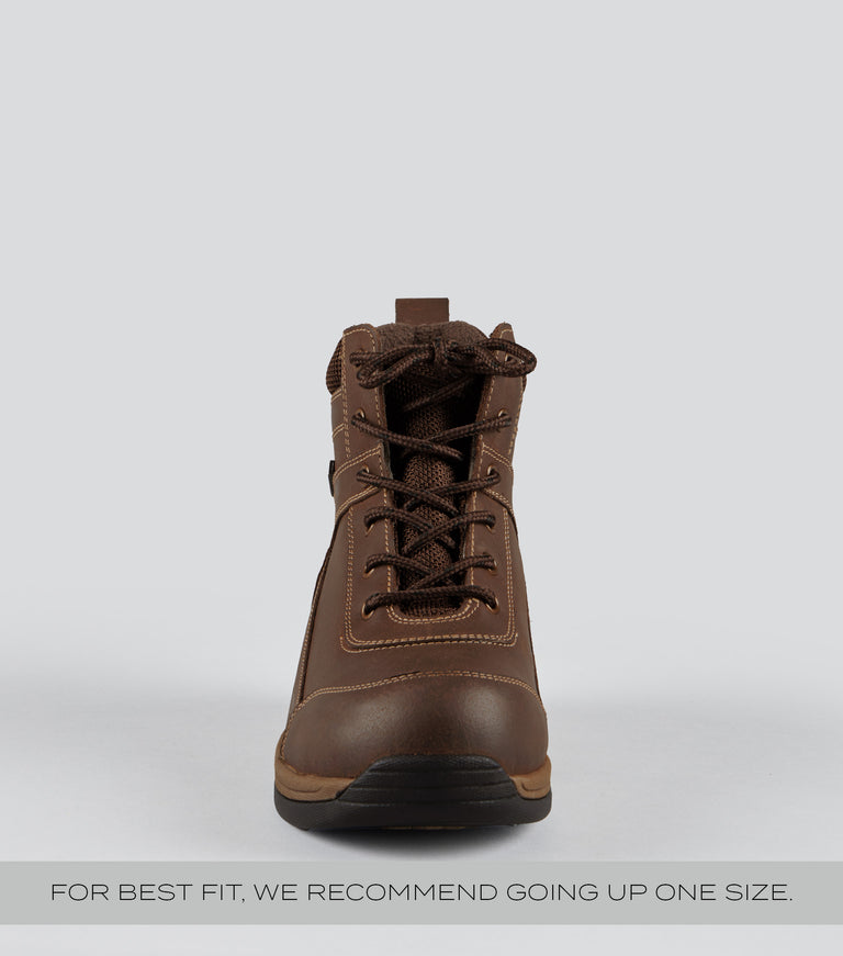 Borelli Waterproof Laced Boot Brown