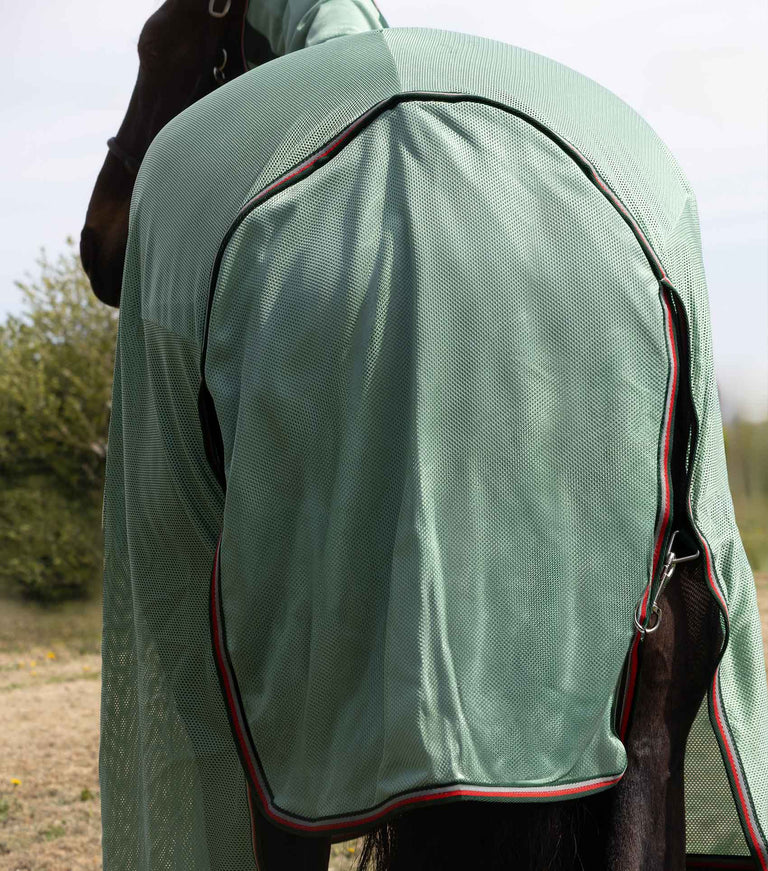 Bug Buster Fly Rug with Detachable Neck and Belly Flap Mint Green