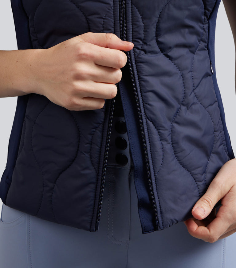 Campani Ladies Quilted Riding Gilet