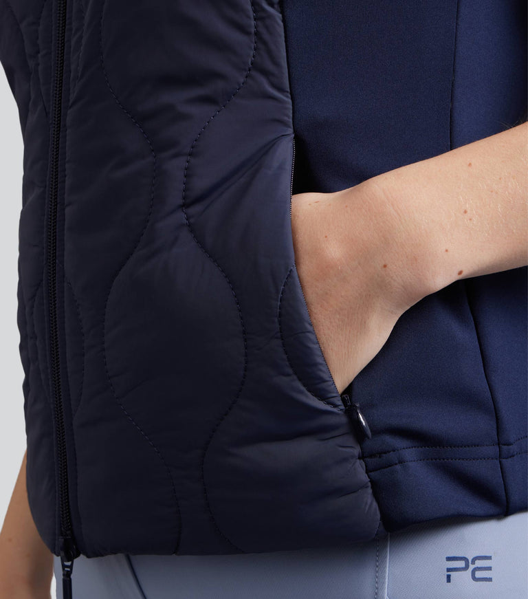 Campani Ladies Quilted Riding Gilet