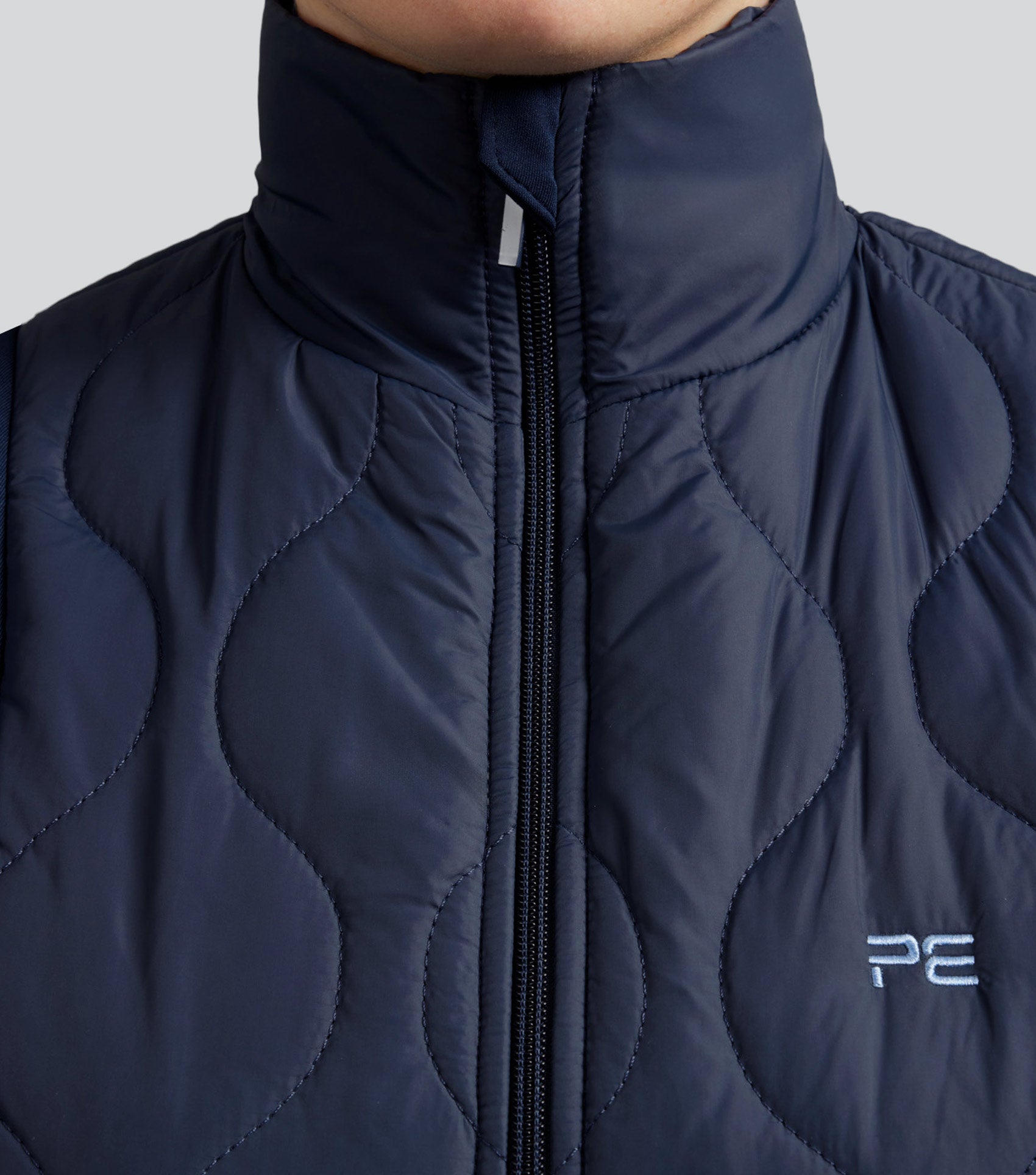 SALE - Campani Womens Quilted Riding Jacket Navy