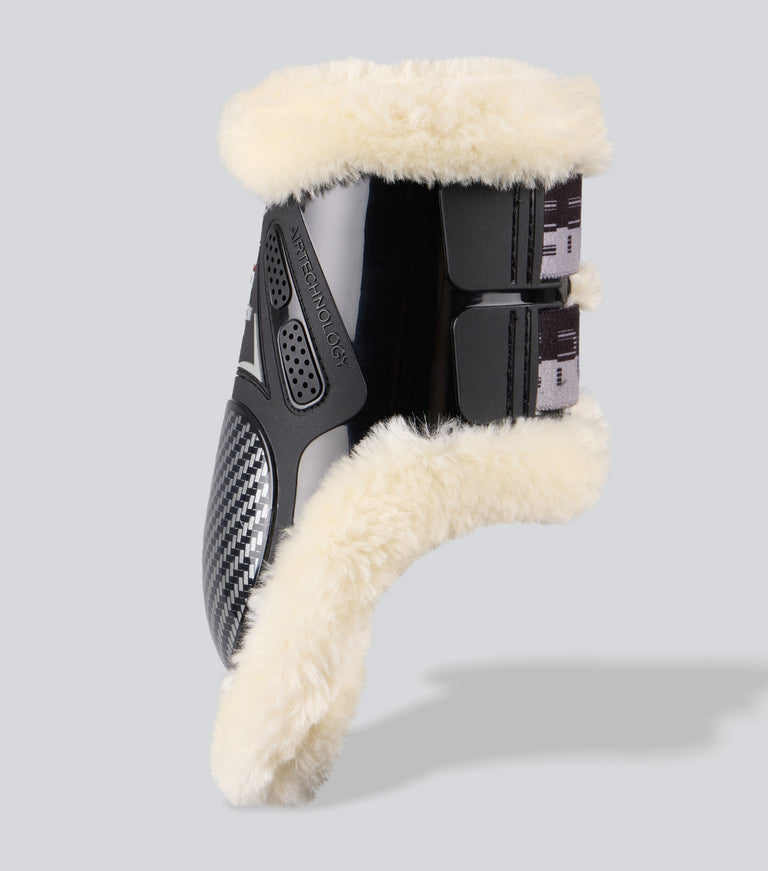 carbon pro techno wool fetlock boots
