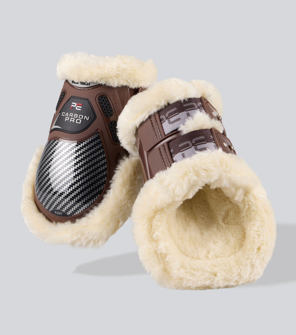carbon pro techno wool fetlock boots