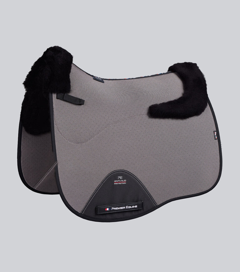 Close Contact Airtechnology Shockproof Wool Saddle Pad - Dressage Square