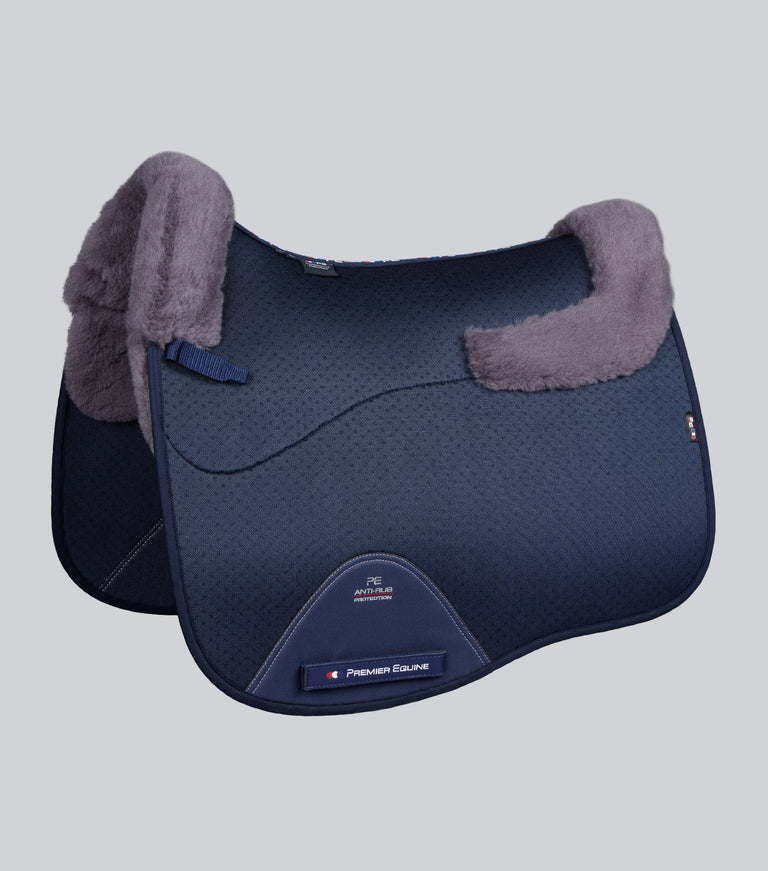 Close Contact Airtechnology Shockproof Wool Saddle Pad - Dressage Square