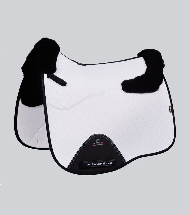 Close Contact Airtechnology Shockproof Wool Saddle Pad - Dressage Square