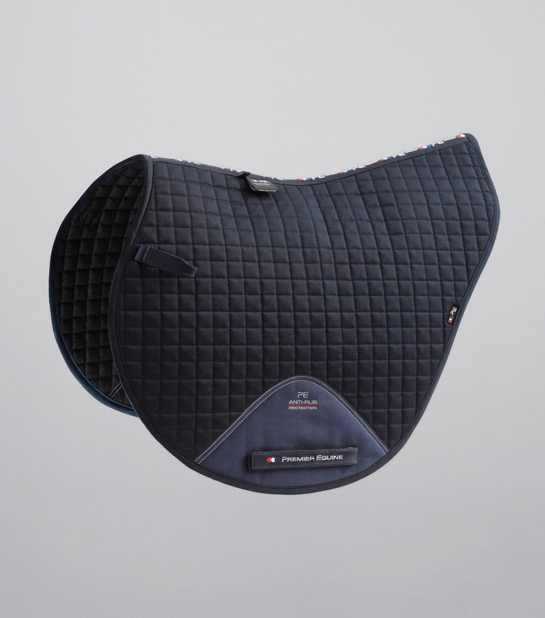 Tapis de selle diamond Quilted Bleu marine Cavalleria Toscana | OHLALA Tapis de selle diamond Quilted Bleu marine Cavalleria Toscana | OHLALA