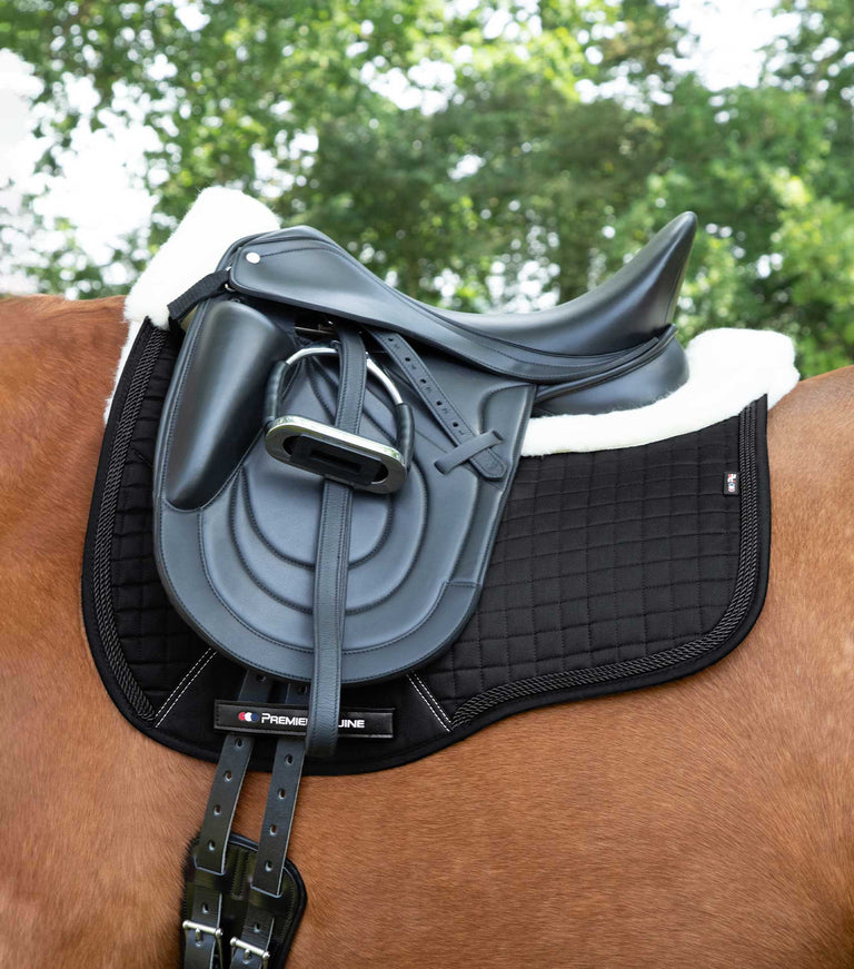 Close Contact Merino Wool European Saddle Pad - Dressage Square