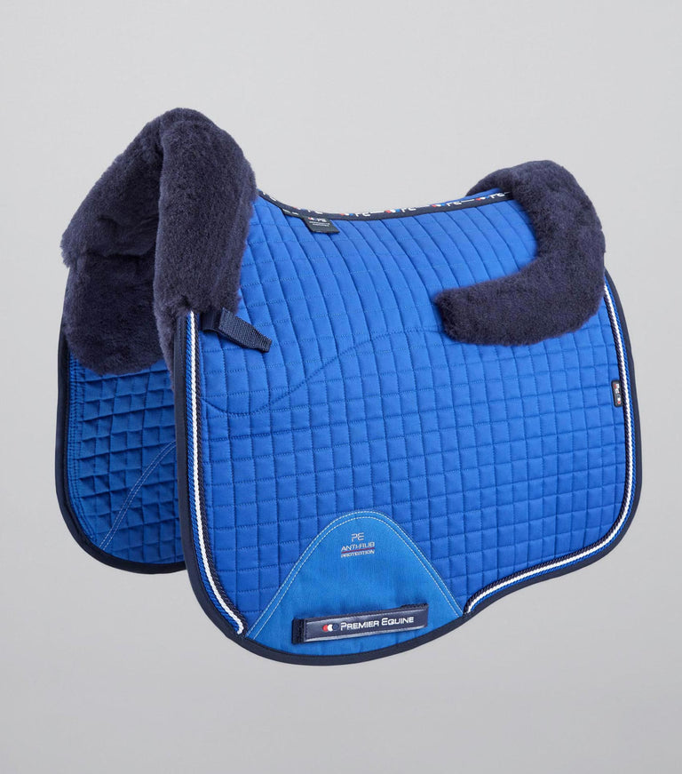 thumbnail image 2 of FSS Merino Sheepskin Close Contact Jump Saddle Pad – Spinefree Square, Black 2 of 2