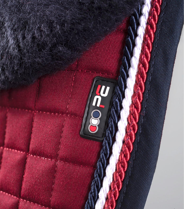 Close Contact Merino Wool European Saddle Pad - GP/Jump Square