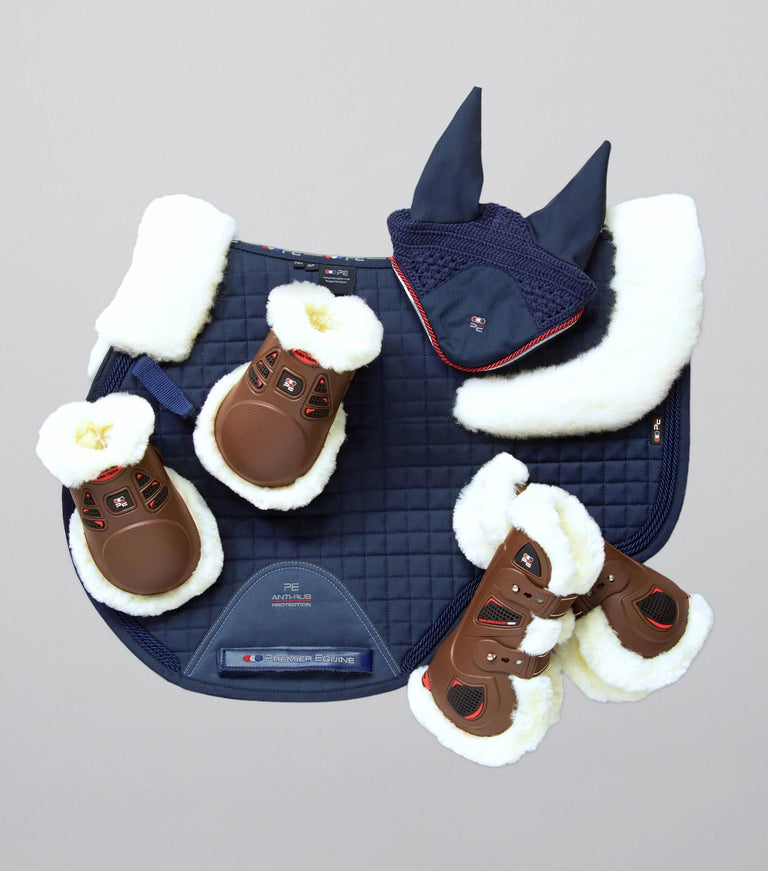 Close Contact Merino Wool European Saddle Pad - GP/Jump Square