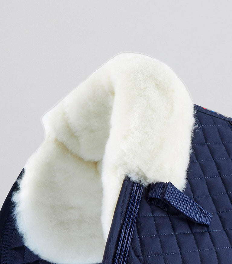 Close Contact Merino Wool European Saddle Pad - GP/Jump Square