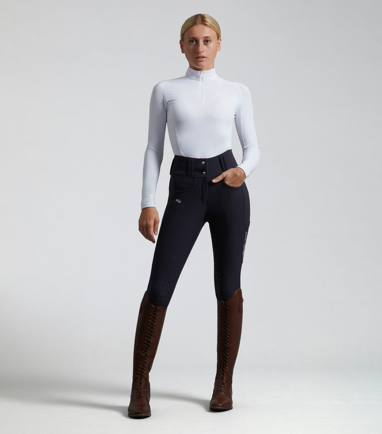 Coco II Ladies Gel Full Seat Riding Breeches Navy