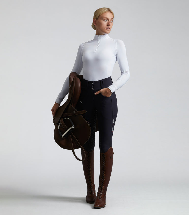 Coco II Ladies Gel Full Seat Riding Breeches Navy