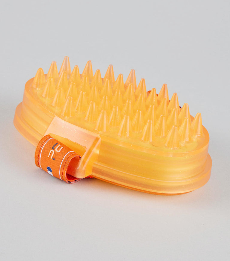 Curry Comb with Integrated Sponge