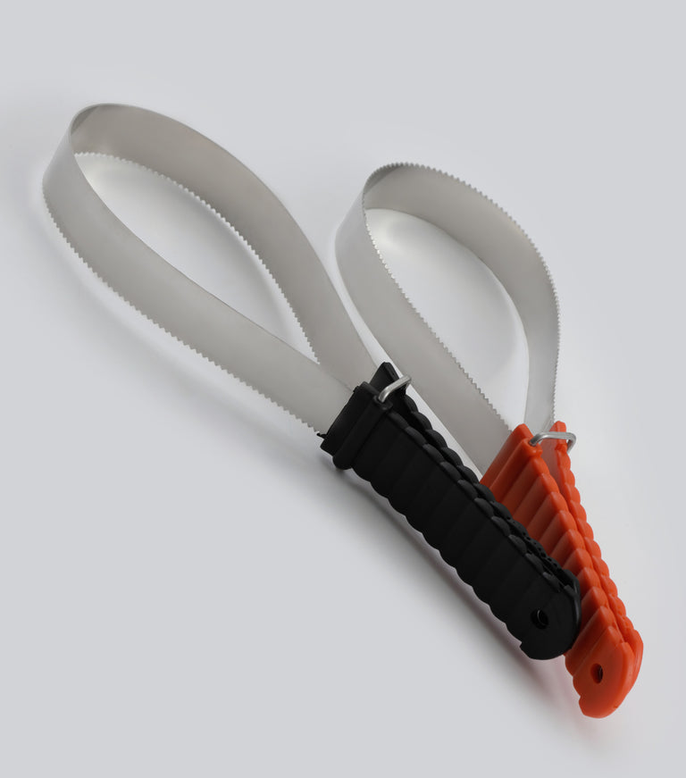 Flexi Metal Sweat Scraper Shedding Tool Orange - Main Image