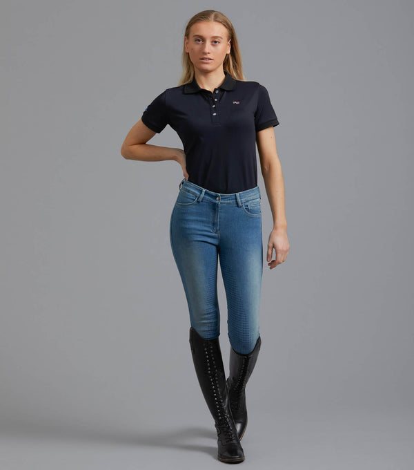 EX DISPLAY - Gina Ladies Full Seat Denim Breeches