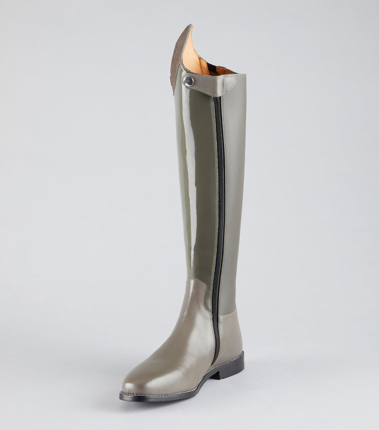 Levade Ladies Leather Dressage Riding Boots Grey