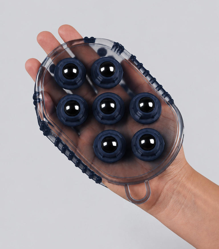 Magnetic massage mitt