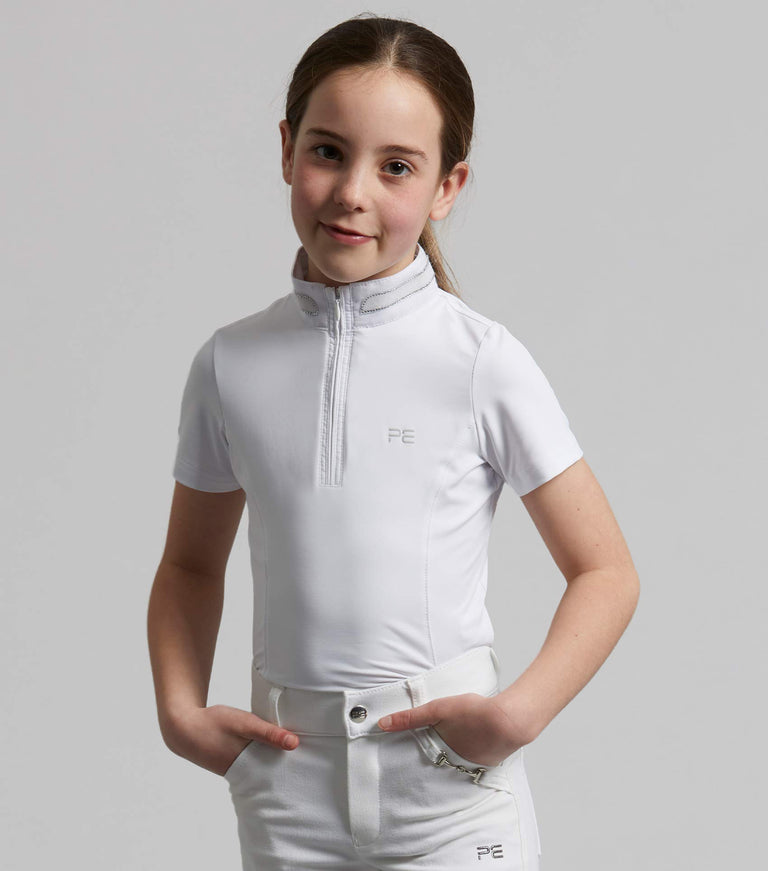 Maria Girls Diamanté Show Shirt