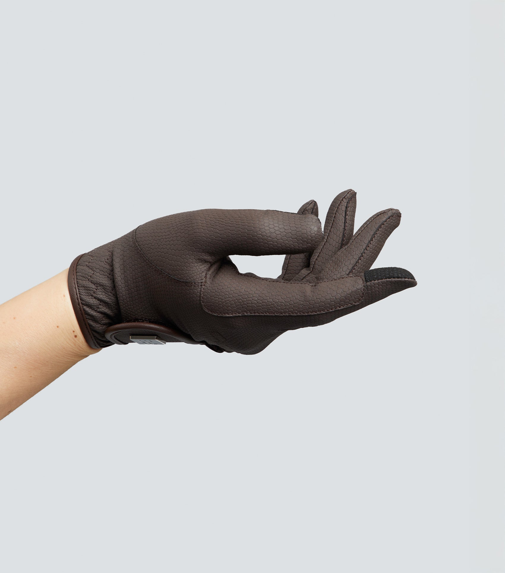Metaro Junior Riding Gloves Brown