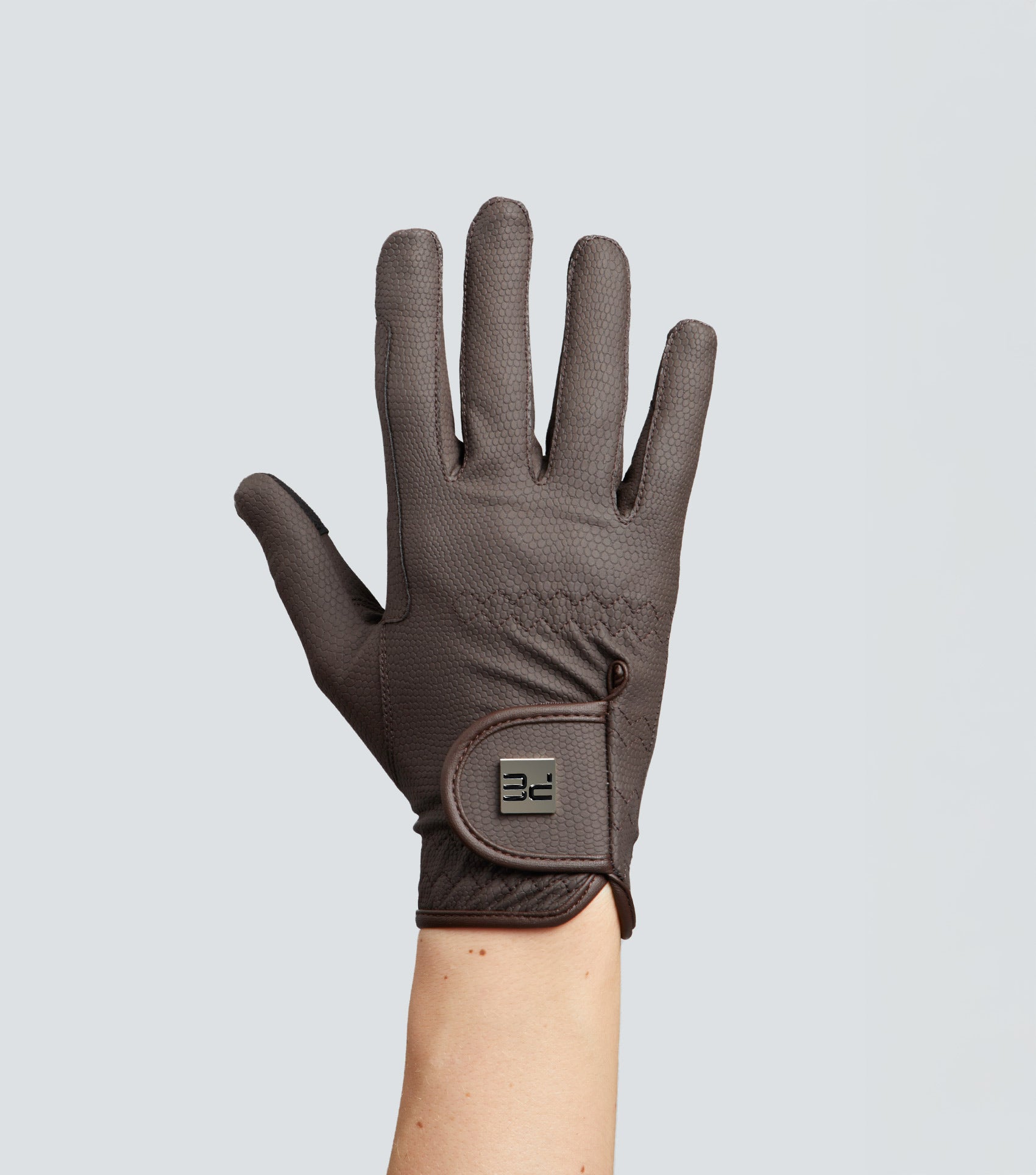 Metaro Junior Riding Gloves Brown