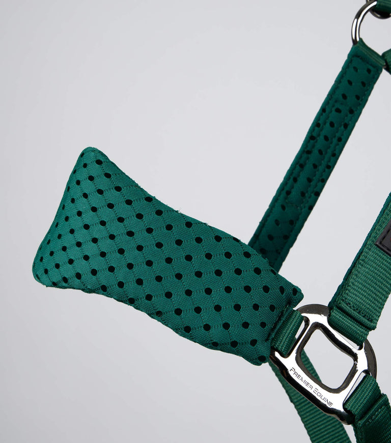 Necto 3D Mesh Head Collar with Lead Rope Green