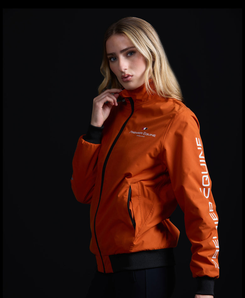 SALE - Omnia Womens Waterproof Riding Jacket Burnt Orange