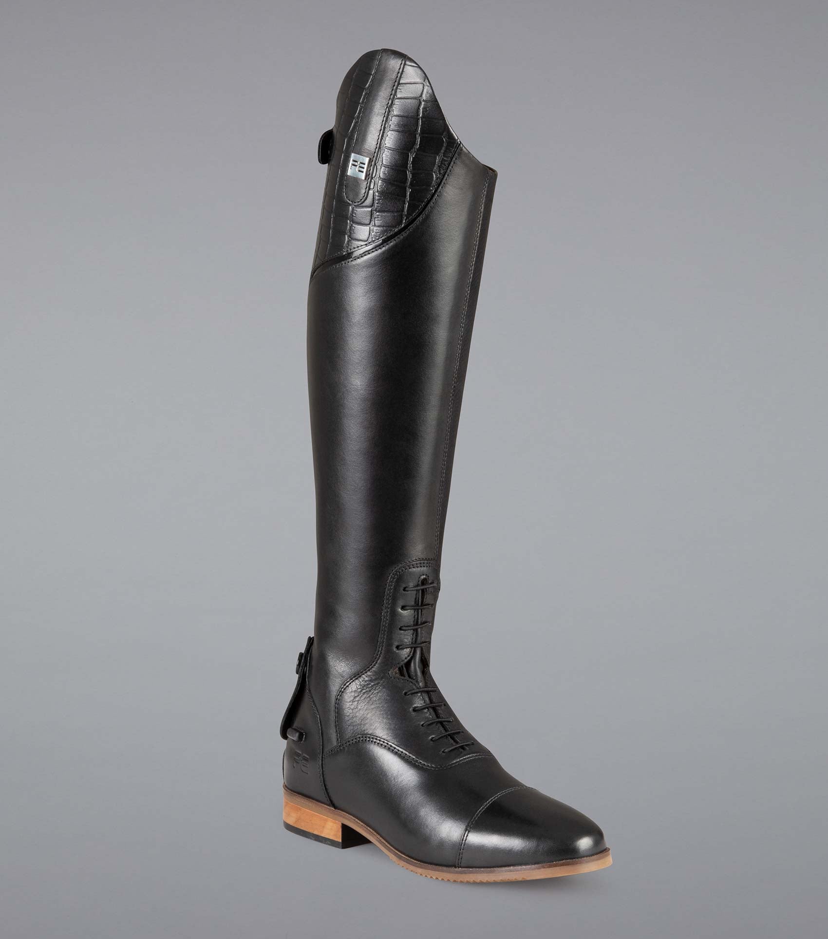 Passaggio Ladies Leather Field Tall Riding Boot - Black – Premier ...