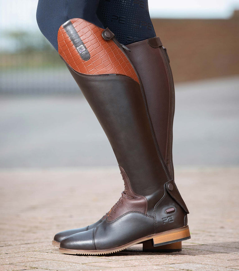 Passaggio Ladies Leather Field Tall Riding Boot - Brown – Premier ...