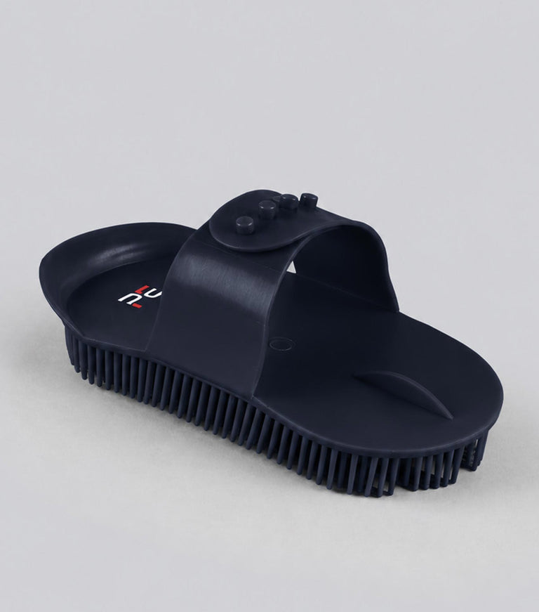Plastic curry comb navy