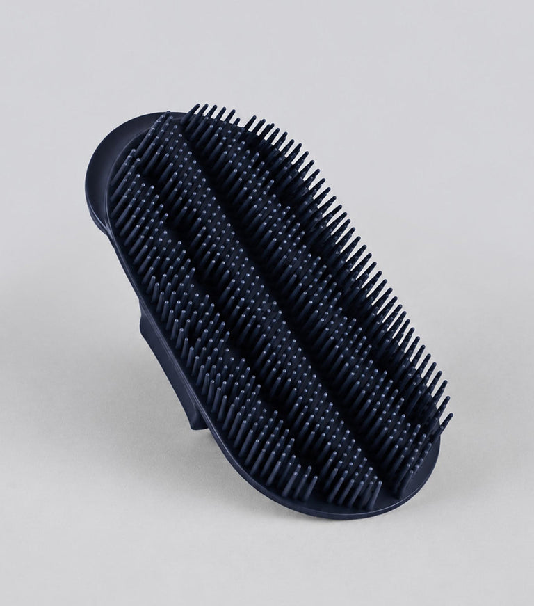 Plastic curry comb navy