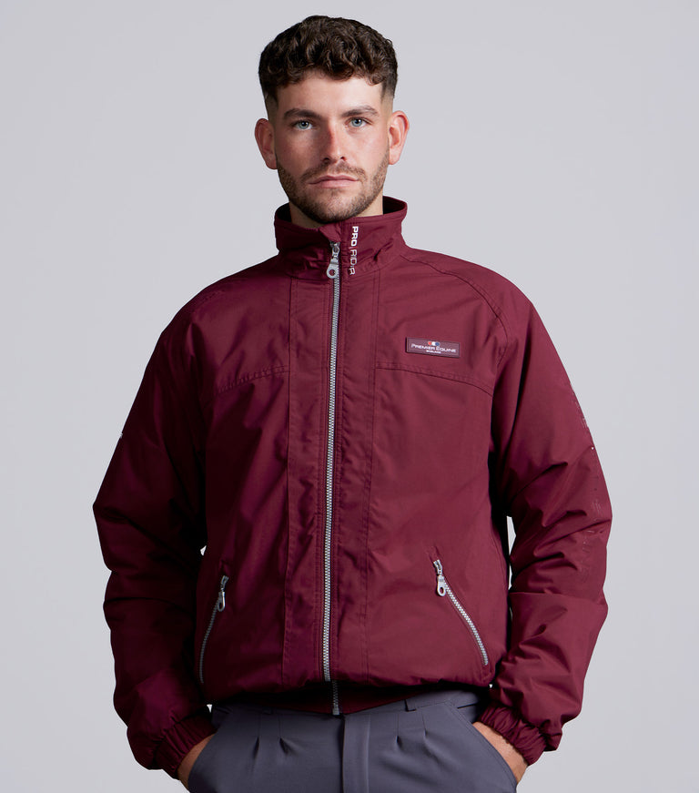 Pro Rider Mens Waterproof Jacket Wine