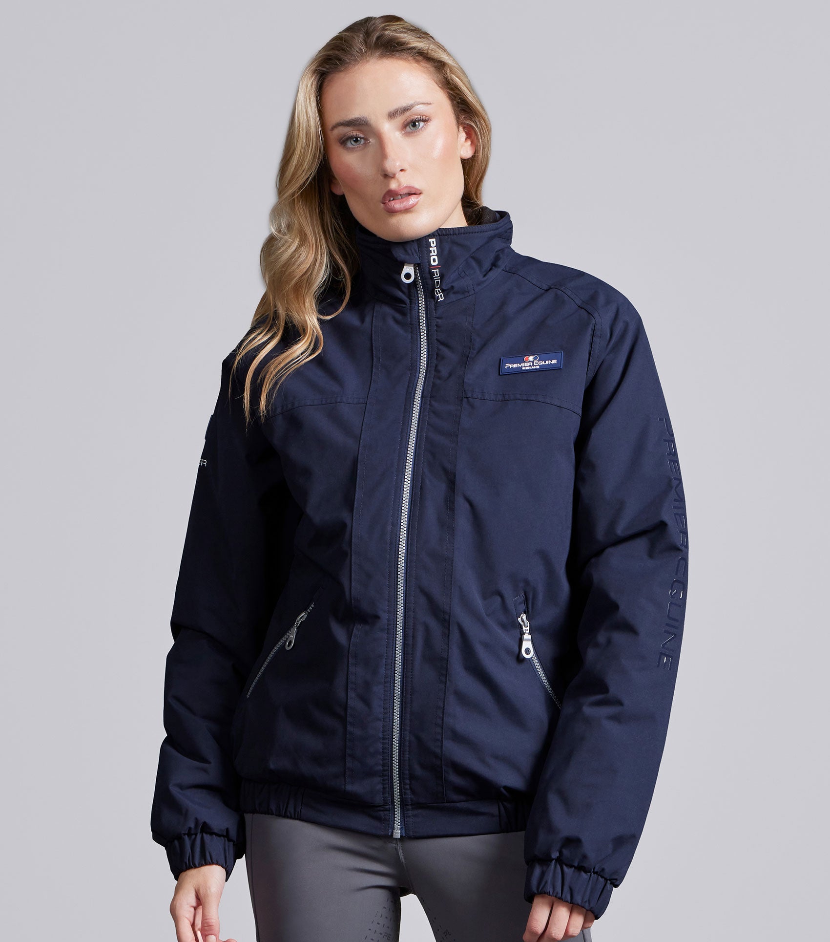 Pro Rider Waterproof Riding Jacket Navy