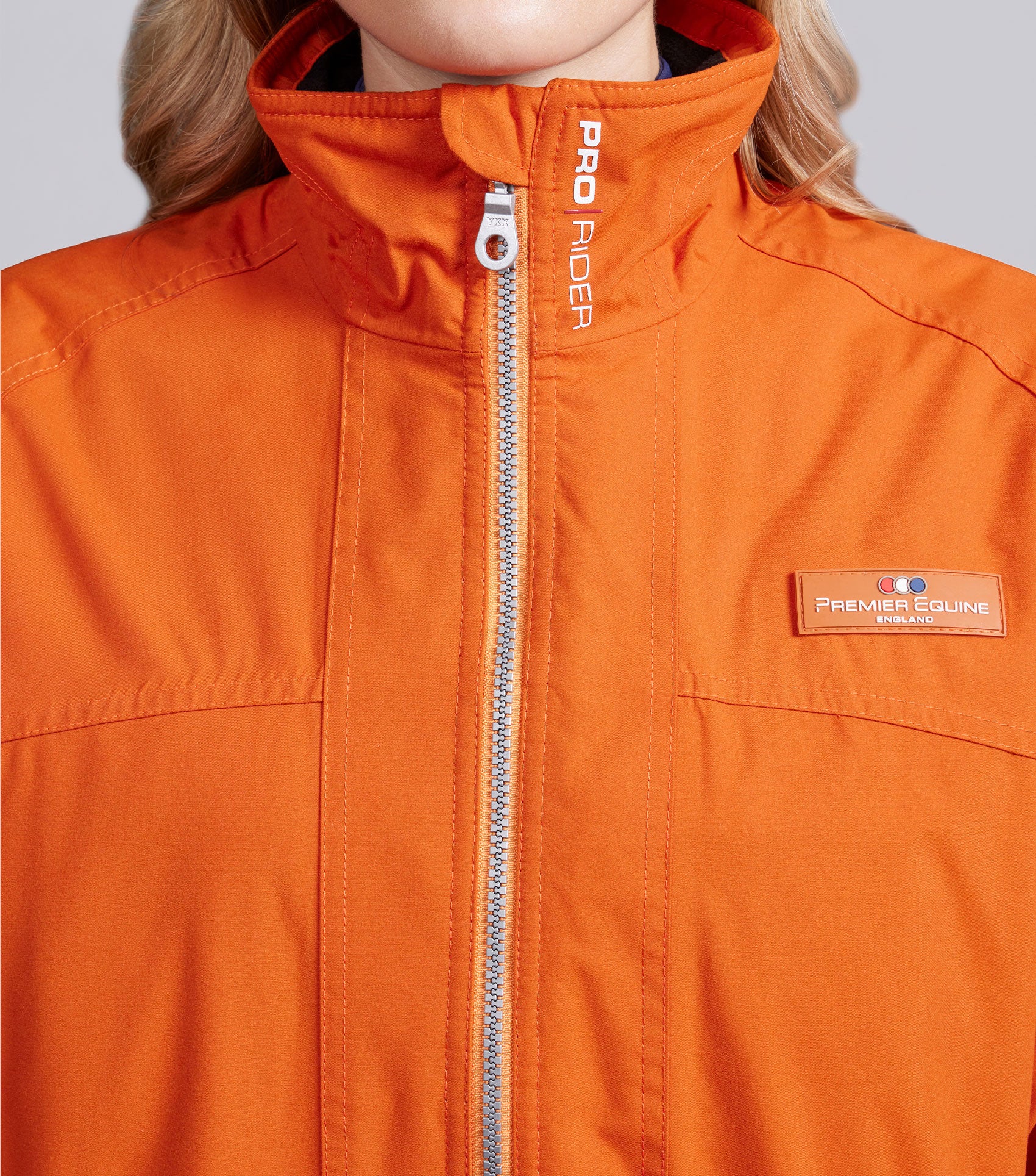 Pro Rider Unisex Waterproof Riding Jacket Burnt Orange