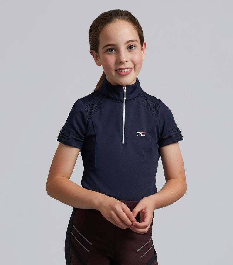 Mini Remisa Girl's Technical Short Sleeved Riding Top