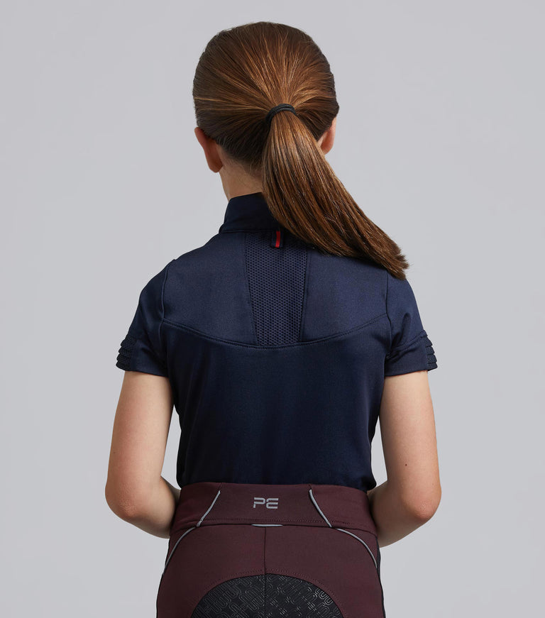 Mini Remisa Girl's Technical Short Sleeved Riding Top