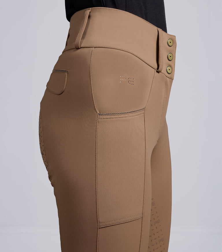 Sassari Womens Full Seat Riding Breeches White